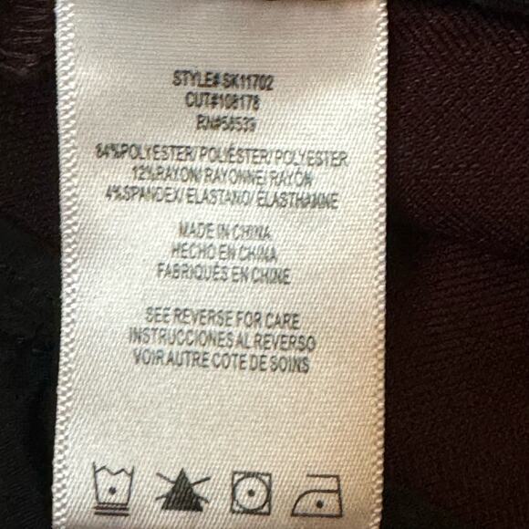 KUT from the Kloth Chocolate Brown pencil skirt size 2 - Picture 7 of 10